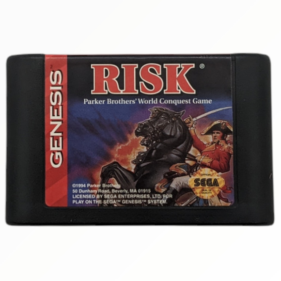 Risk (Sega Genesis) - Complete in Case (Parker Brothers, 1994) Tested Works - Picture 2 of 9